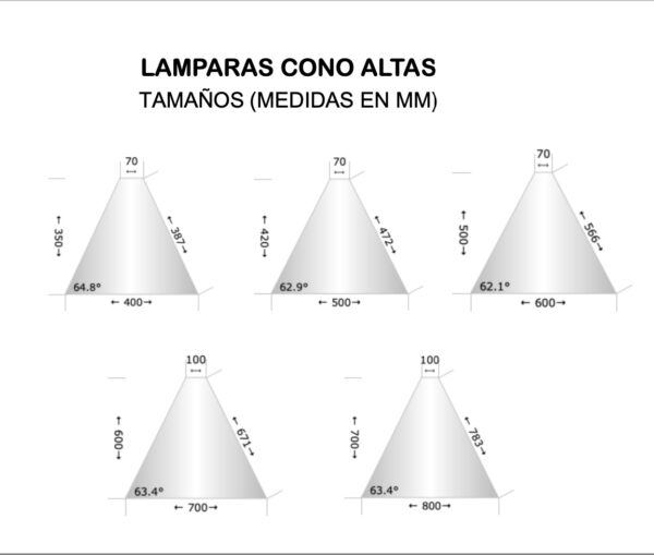 LAMPARAS CONICAS - Imagen 6